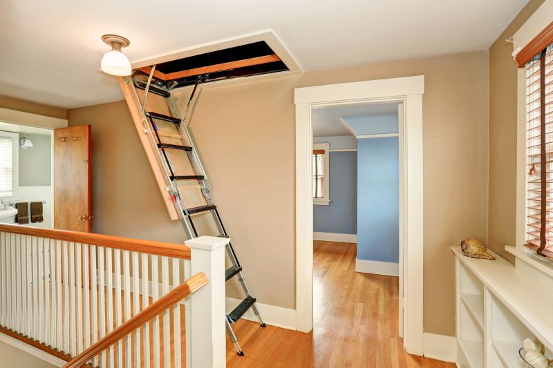 Space-Saving Attic Stairs